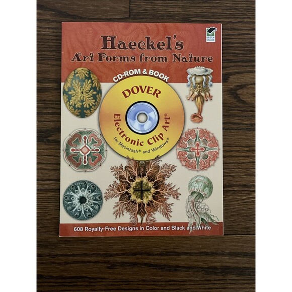 Haeckel's Art Forms from Nature Paperback Ernst Haeckel CD Rom - Picture 1 of 3